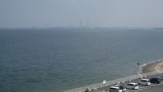 富津岬から見た東京湾