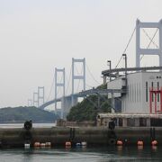 来島海峡に面した道の駅