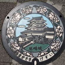 マンホームにも尼崎城が