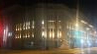 夜のライトアップはとてもきれいでした