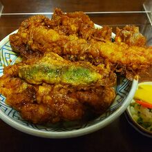 美味しい天丼をいただけます