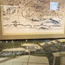 多度津城下と湛甫（湊）