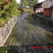 三条通白川橋から見た白川