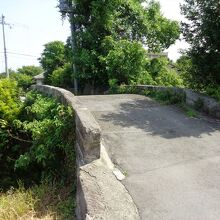 橋の上は舗装され、自動車も通行可