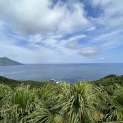 八丈島の最北端