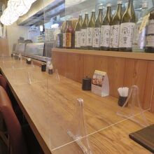 カウンター席