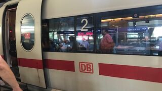 フランクフルト空港駅からニュルンベルグまで