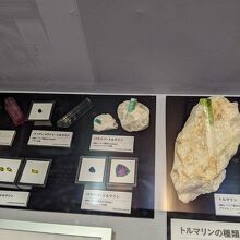 説明と磨いた物と原石のケース