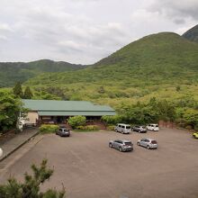 客室から見た山恵の湯