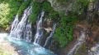 水の色が青くきれいだった。