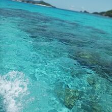 安室島付近の浅瀬