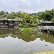 彦根城下にある大名御殿の庭園