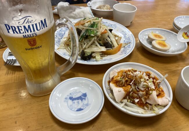 千川駅:餃子ビールとラーメン