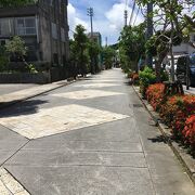 「瑞泉通り」のサガリバナ並木