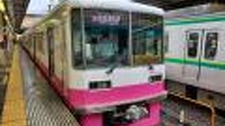 ピンクの電車