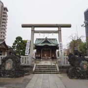 周囲は高層住宅も建つ都市開発地