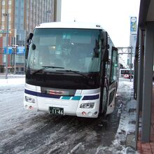 旭川に到着した石北号