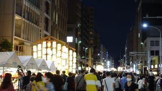 ３年ぶりの京都祇園祭