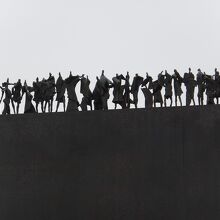 天辺は人の行列