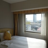 5階の部屋から朝市方向