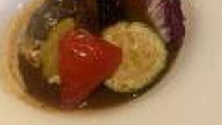 週末のディナーで