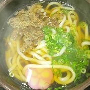 肉うどんがおススメ