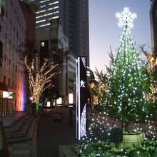 神戸ガス燈通りのイルミネーション