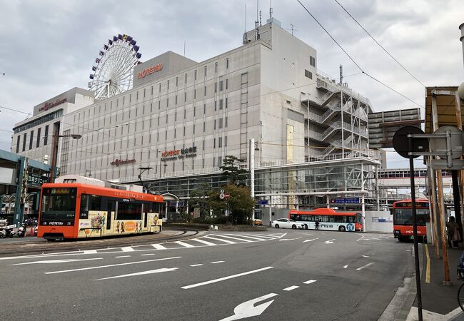 松山駅とは違う、本当の松山の中心