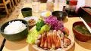 ご飯の量が多いです