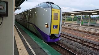 追分駅から、とかち5号に乗車