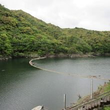 「七川ダム」によって形成されたダム湖は特に名前はありません