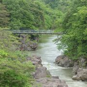 栗駒山を源に一関市厳美渓を流れる川