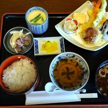 レストラン松山の天ぷら定食松