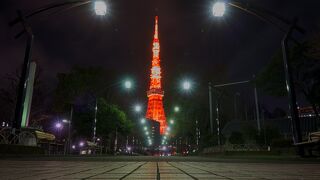 東京タワーの見える公園