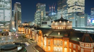 東京駅が見られる展望台