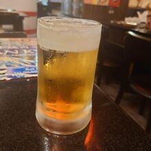 生ビールで乾杯