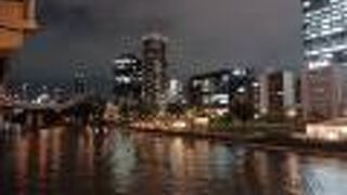 難波橋からの夜景