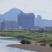 岐阜城が築かれた山