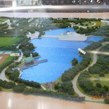 柏の葉公園模型