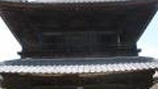 周囲を圧する様な、立派な二重門がありました。