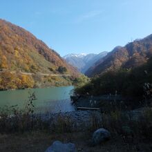 宇奈月湖の眺め