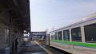 美瑛までは１時間に１本はあり、便利。