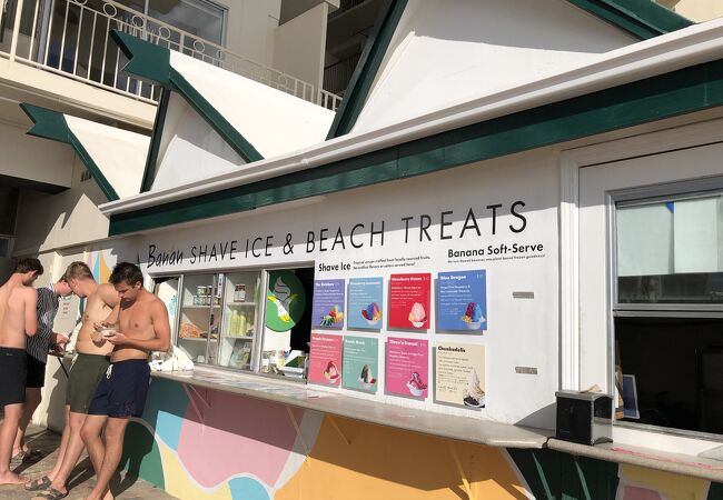 人気のバナナアイスクリーム