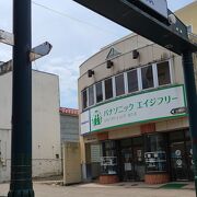 地元の商店街です