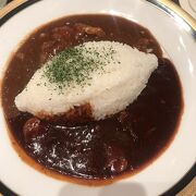 早矢仕とカレーの2色ソースライス