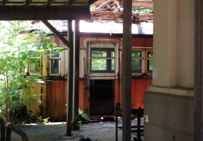 境内の一部にある旧・鉄道記念館がついに解体される