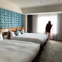 ベッドはけっこうゆったりしていて快適でした