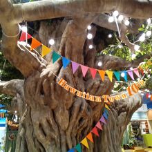 ハワイアンタウンのツリー