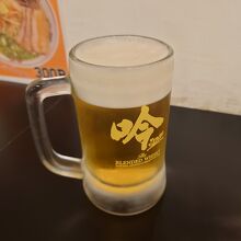 生ビールで乾杯