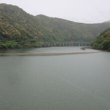 「椿山ダム」によって形成されたダム湖は特に名前はありません